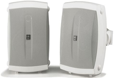 5 high compliance polypropylene mica filled woofer; YAMAHA NS-AW150 5" 2-Way Outdoor Speaker White Pair