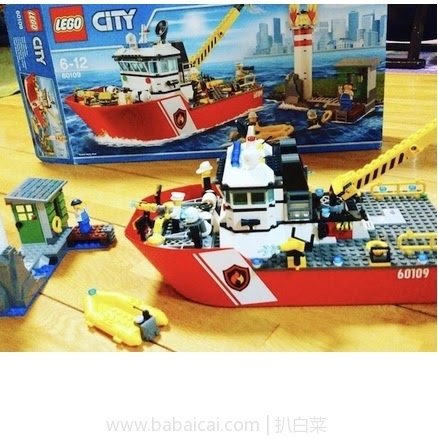 Iwoot Lego 乐高 City城市系列消防船特价 39 99 直邮到手约 366好价 母婴玩具 扒白菜 国内外折扣信息推荐 爆款爆料 白菜价 海淘精选