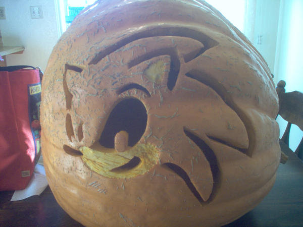 Sonic Pumpkin by ALhedgehog on deviantART