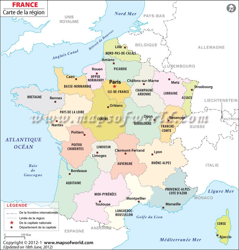  Carte politique de la France