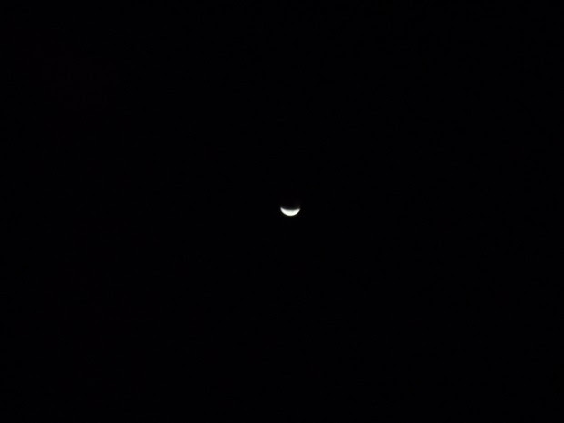 [Colaborativo](27456)Eclipse Lunar / Bahia / Brasil-1 (Foto: Rodolpho Santana da Silva / VC no G1)