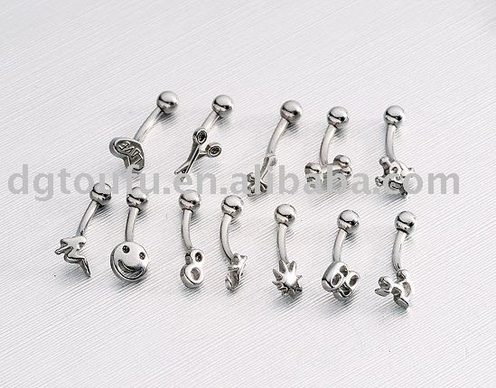 gold piercing jewelry. piercing jewelry(China
