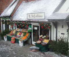 Prop strewn grocers