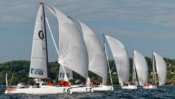 J/70s sailing Deutsche Segel-Bundesliga