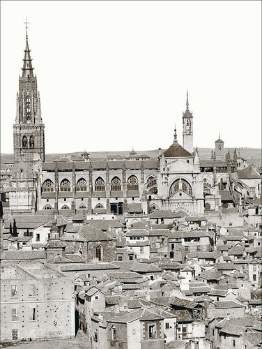 Catedral de Toledo en 1872. Foto de Jean Laurent. Archivo Ruiz Vernacci. Fototeca Histórica del Estado