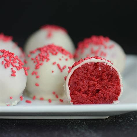 red velvet cake balls  cream cheese recipe gourmet