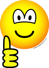 Duim omhoog emoticon : Emoticons @ emofaces.com