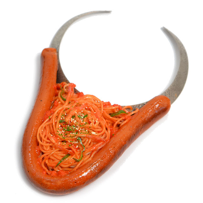 fake spaghetti sausage