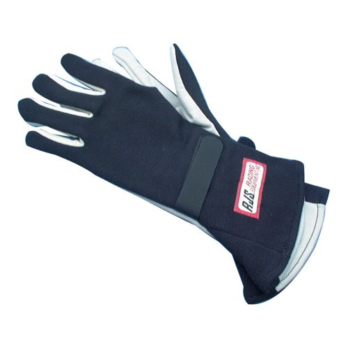 RJS Racing 20212XL Black X-Large Nomex Double Layer Gloves