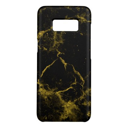 elegant stylish modern chic black and gold marble Case-Mate samsung galaxy s8 case