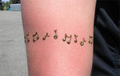 Henna Music Note Armband by flowerwills on DeviantArt Henna Music Note Armband by flowerwills on DeviantArt