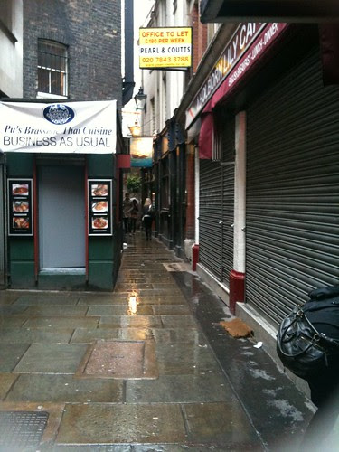 Narrow London Street Passage