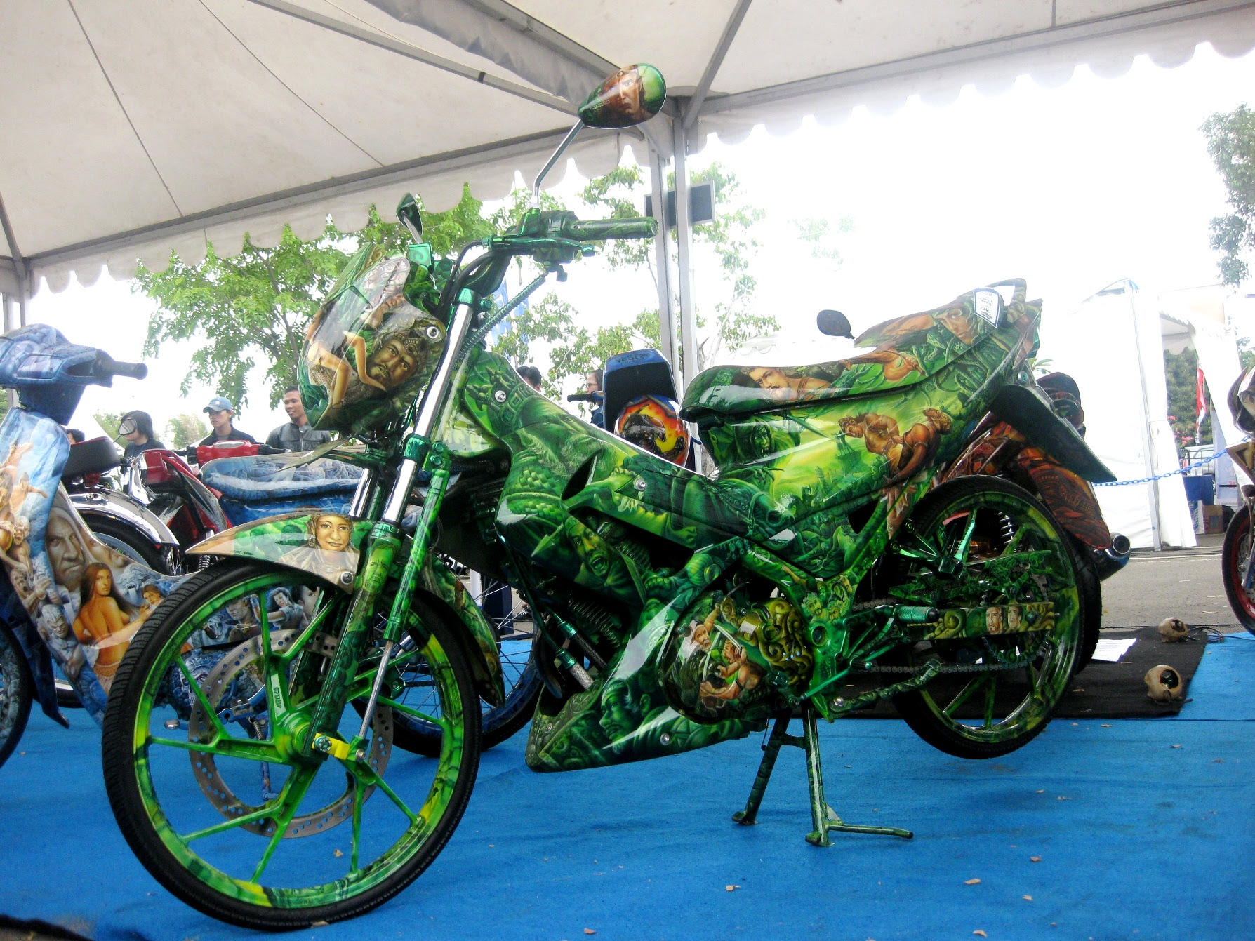 Motor Airbrush GAMBAR MOTOR MODIFIKASI CAT Airbrush Motor Trend