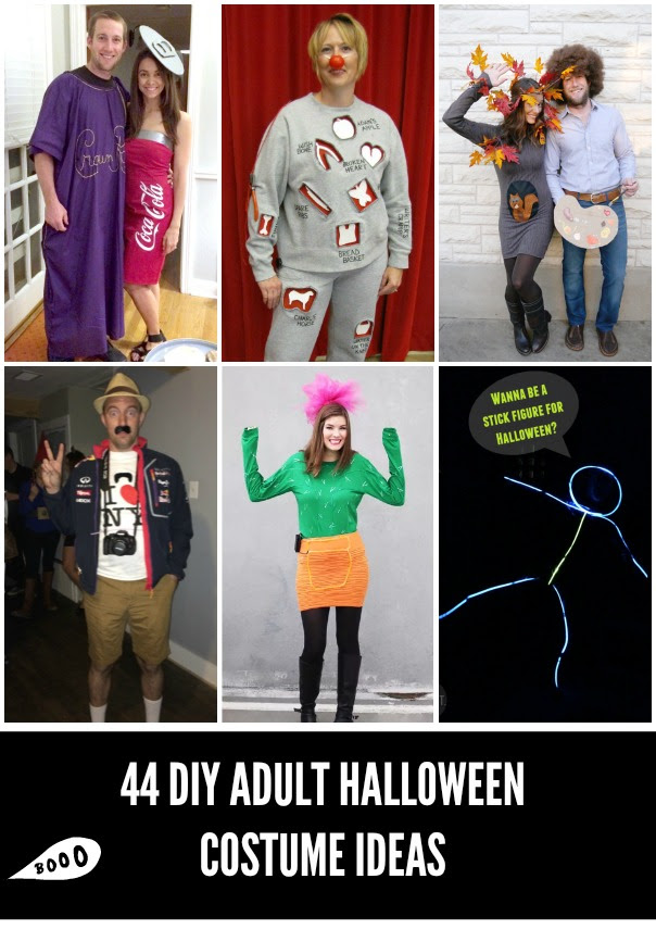 44 Homemade Halloween Costumes for Adults  C.R.A.F.T.