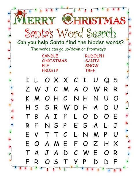 Studying the bible can be a daunting task, especially if you're just starting out. 5 fun christmas word search printable for kids