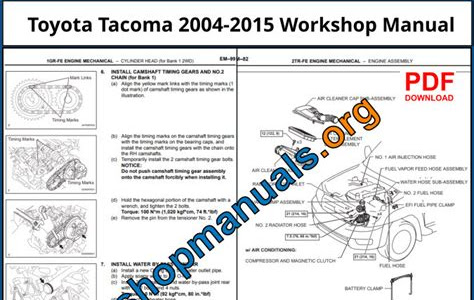 Download 2004 toyota tacoma manual pdf Library Binding PDF