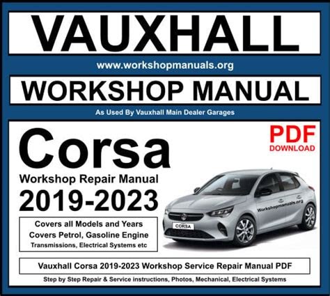 Download Vauxhall Corsa Workshop Manual Free