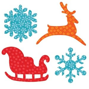 AccuQuilt Go Die Sleigh & Snowflakes