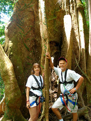 Denny & Suzie in Zipline gear