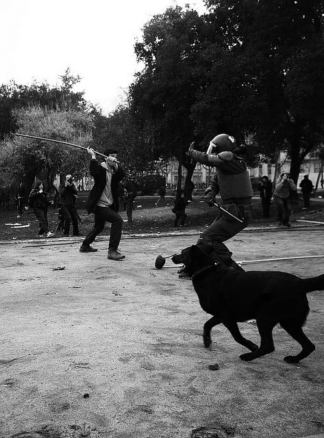 Chile- In Monday morning April 16 in the south region of Santiago de Chile, State police forces