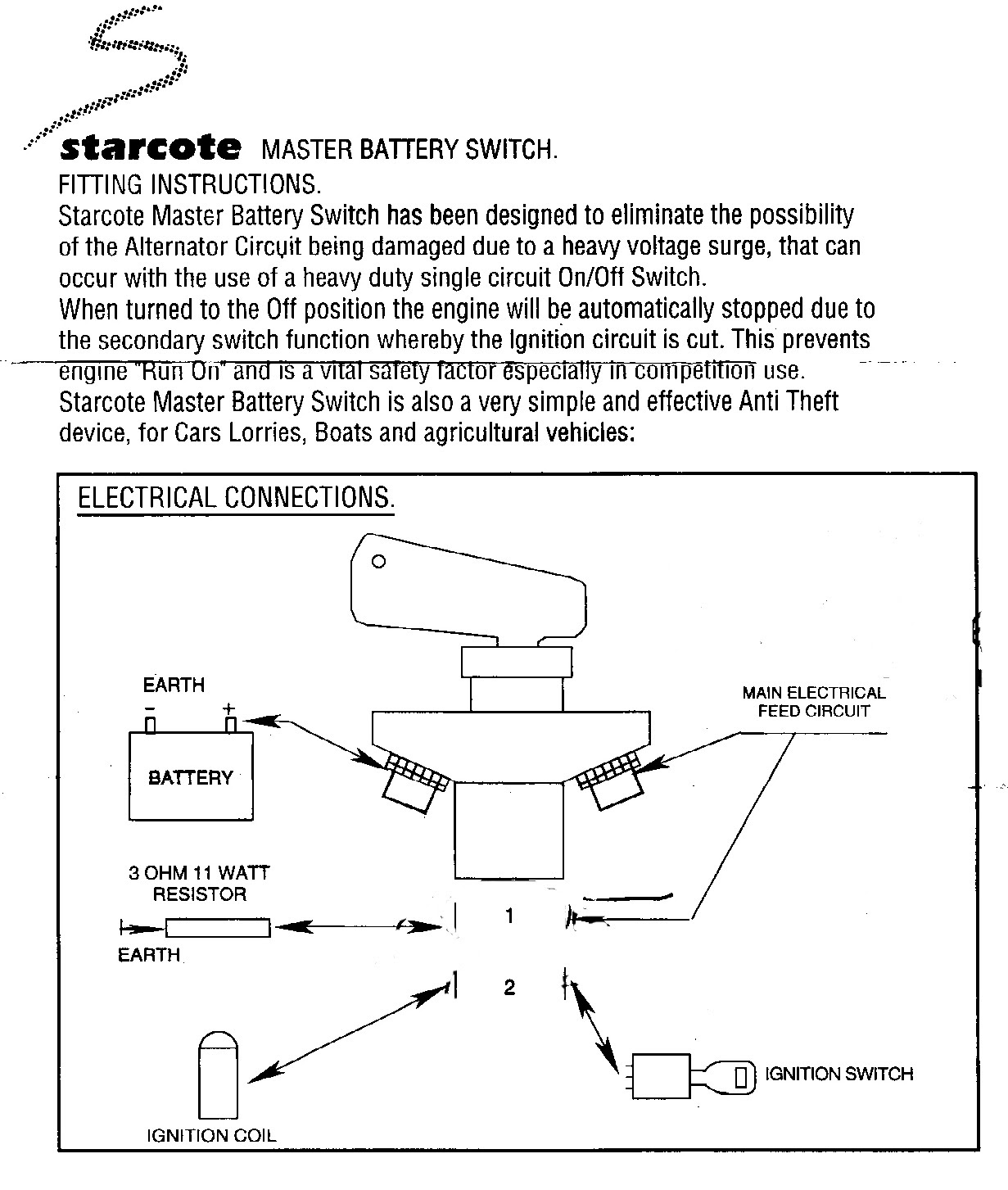 Re: Alternator wiring