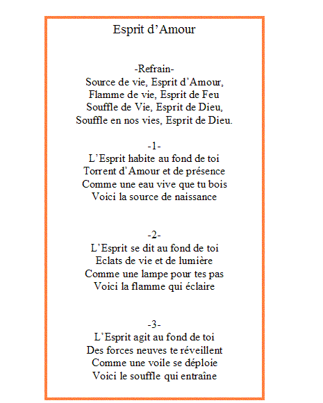 Quelques Chants Pour Les Rencontres De Catechese