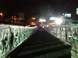 Conavi cierra puente bailey utilizado para paso de peatones en Circunvalación