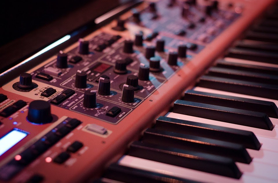 playing an instrument - digital piano