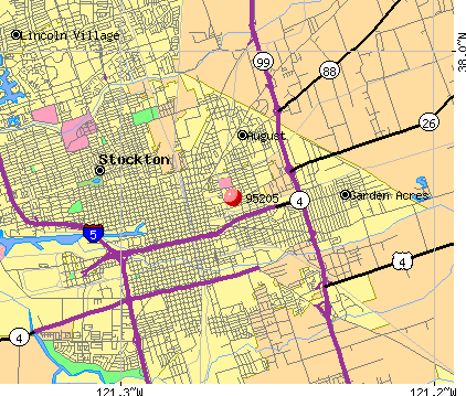 Stockton Ca Zip Code Map 95205 Zip Code (Stockton, California) Profile   homes, apartments 