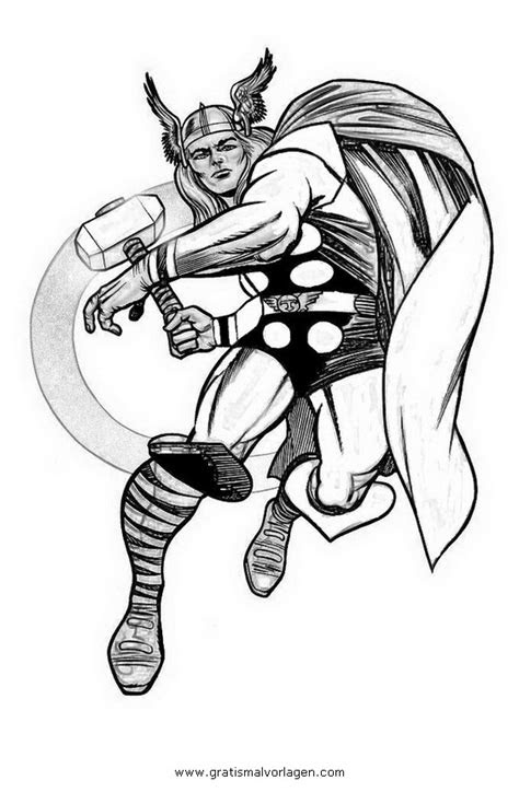 thor  gratis malvorlage  beliebt diverse malvorlagen