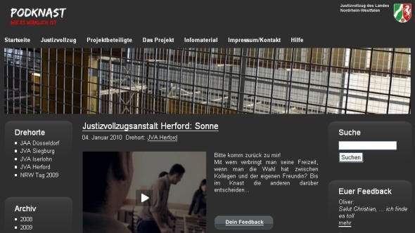 Podcast project shows reality of life behind bars ...