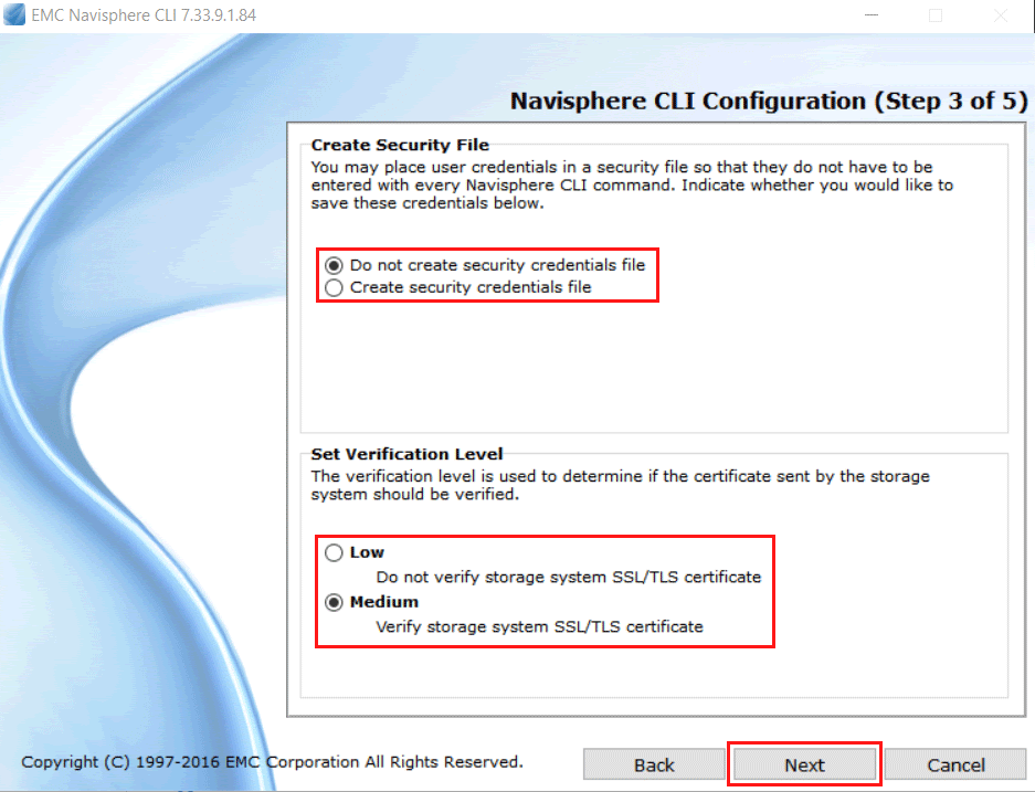 emc navisphere secure cli