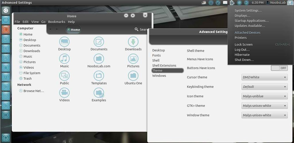 ubuntu gtk themes
