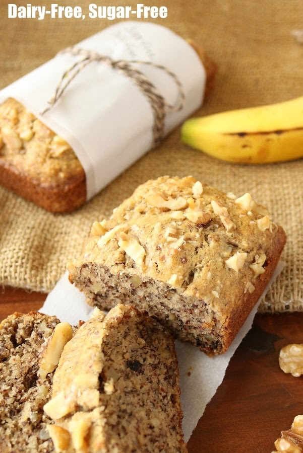 Sugar Free Banana Nut Bread Healthy Banana Nut Bread Low Carb Dairy Free Sugar Free Kitchen Cents