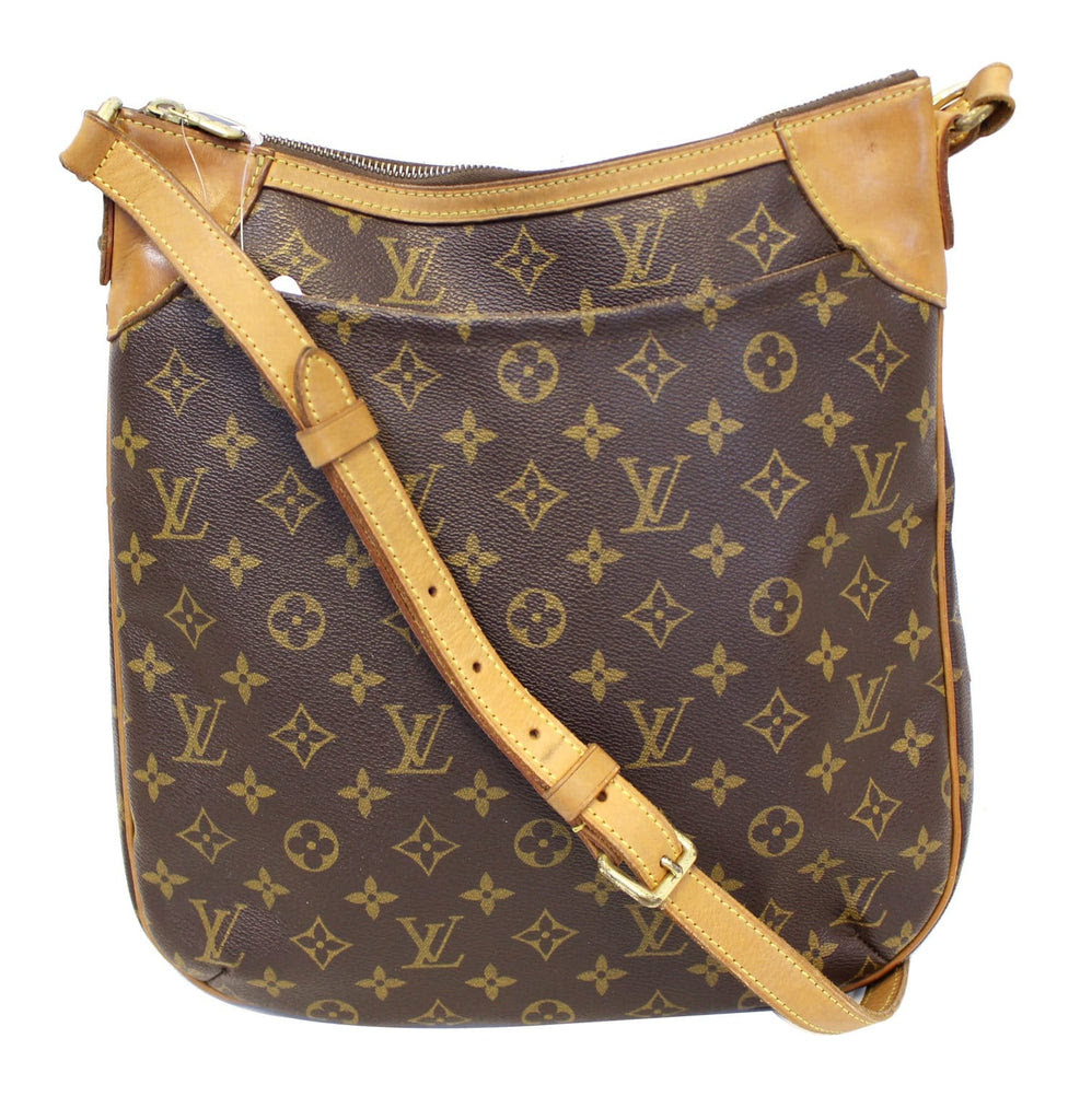 LOUIS VUITTON Monogram Canvas Brown Odeon MM Crossbody Bag LOUIS VUITTON Monogram Canvas Brown Odeon MM Crossbody Bag