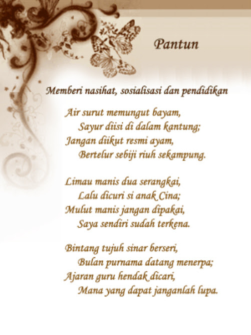 Pantun - DUNIA SASTERA NOZIELLIANA