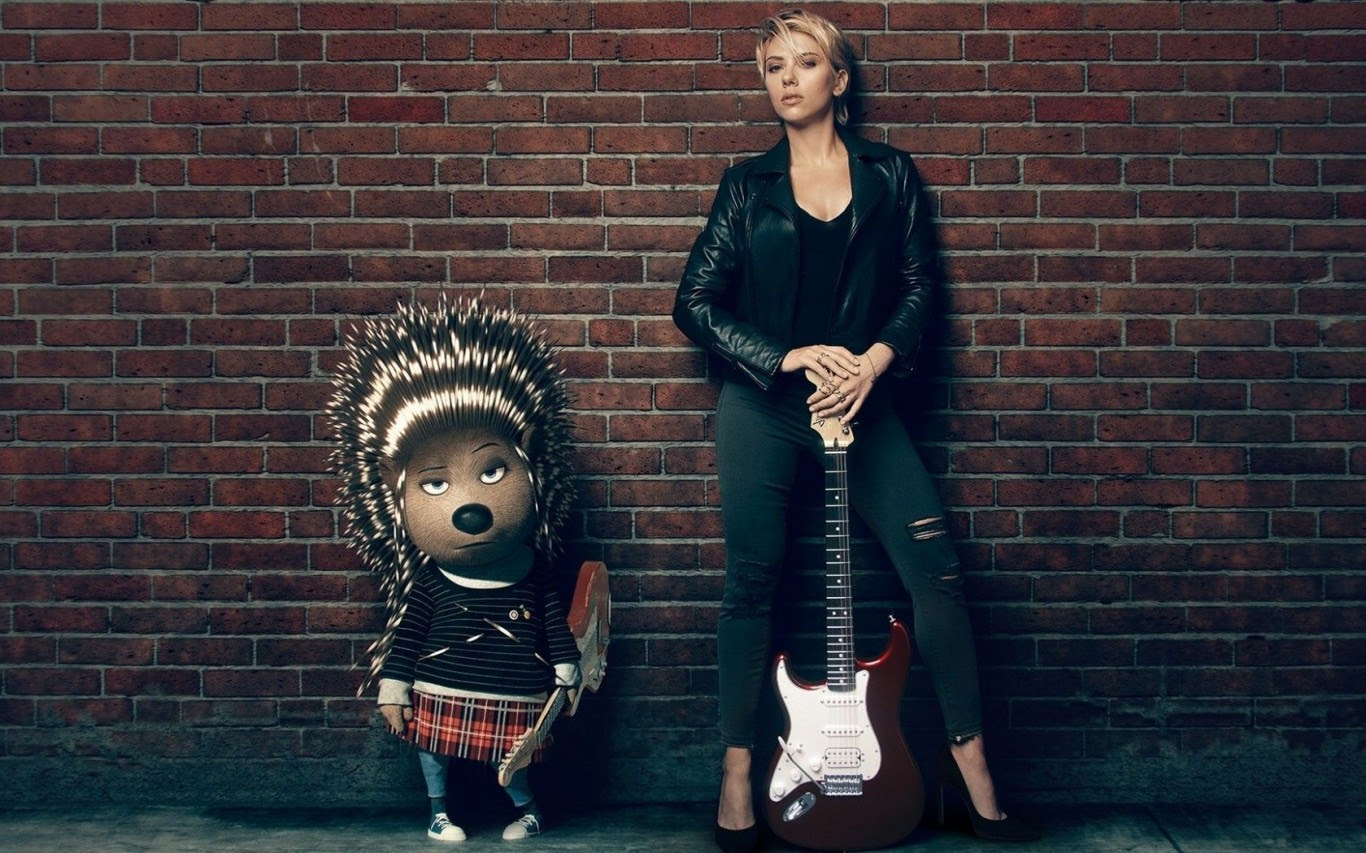 Scarlett Johansson as Ash Sing movie : ScarlettJohansson