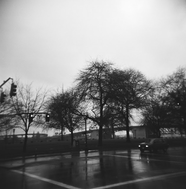 waterfront rainstorm