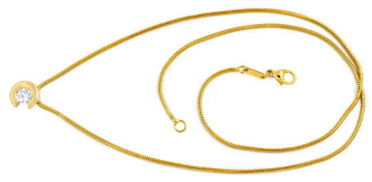 Originalfoto DIAMANTKOLLIER RIVER LUPENREIN GELBGOLD