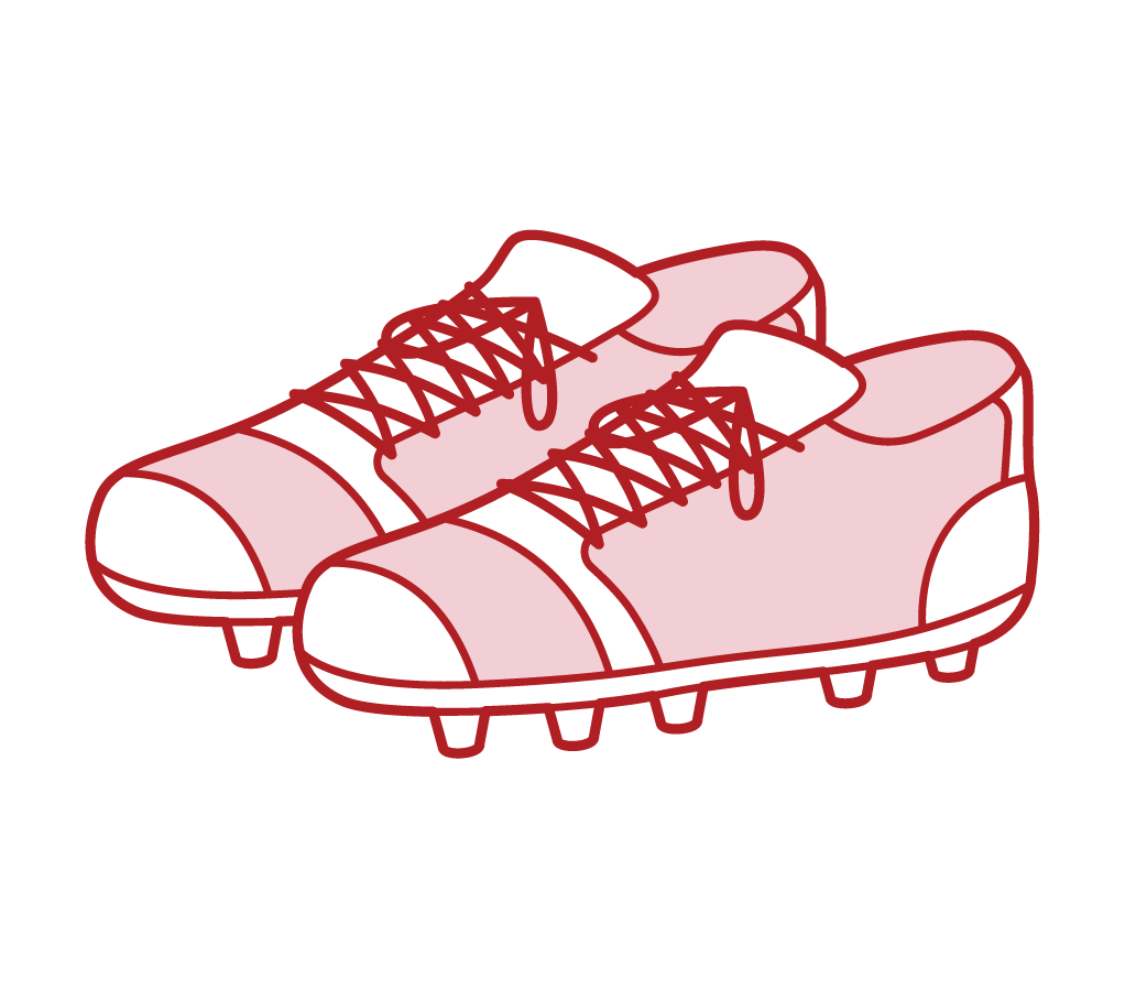 サッカーシューズのイラスト フリーイラスト素材 Kukukeke ククケケ