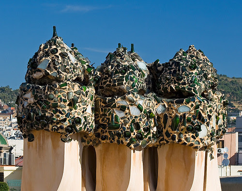 Detalle de las chimeneas, Casa Milá (La Pedrera)