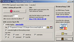 browseamp - winamp mp3 controller