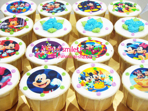 Cupcakes Edible Image Mickey Mouse