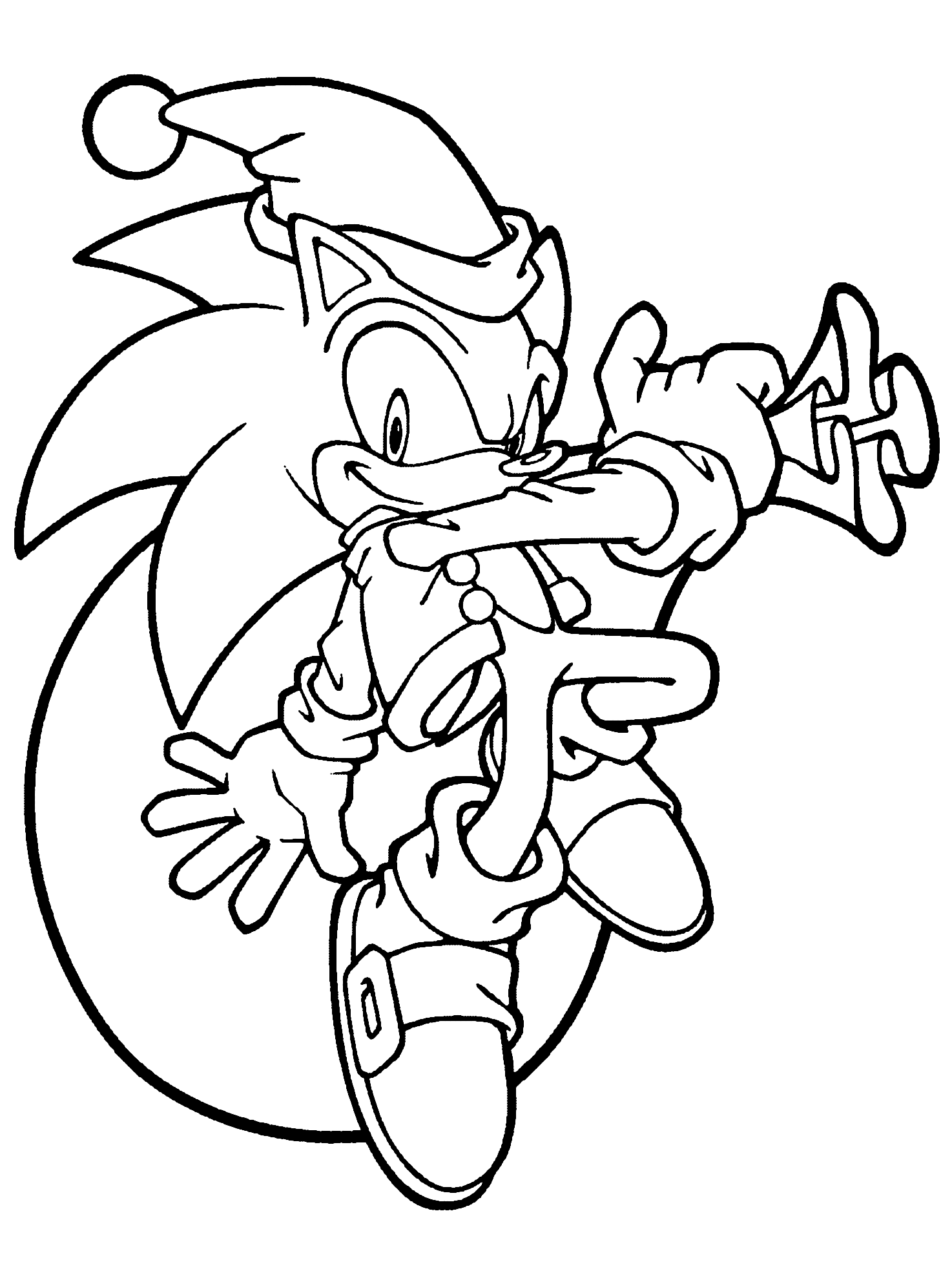 Coloring page - Sonics dance