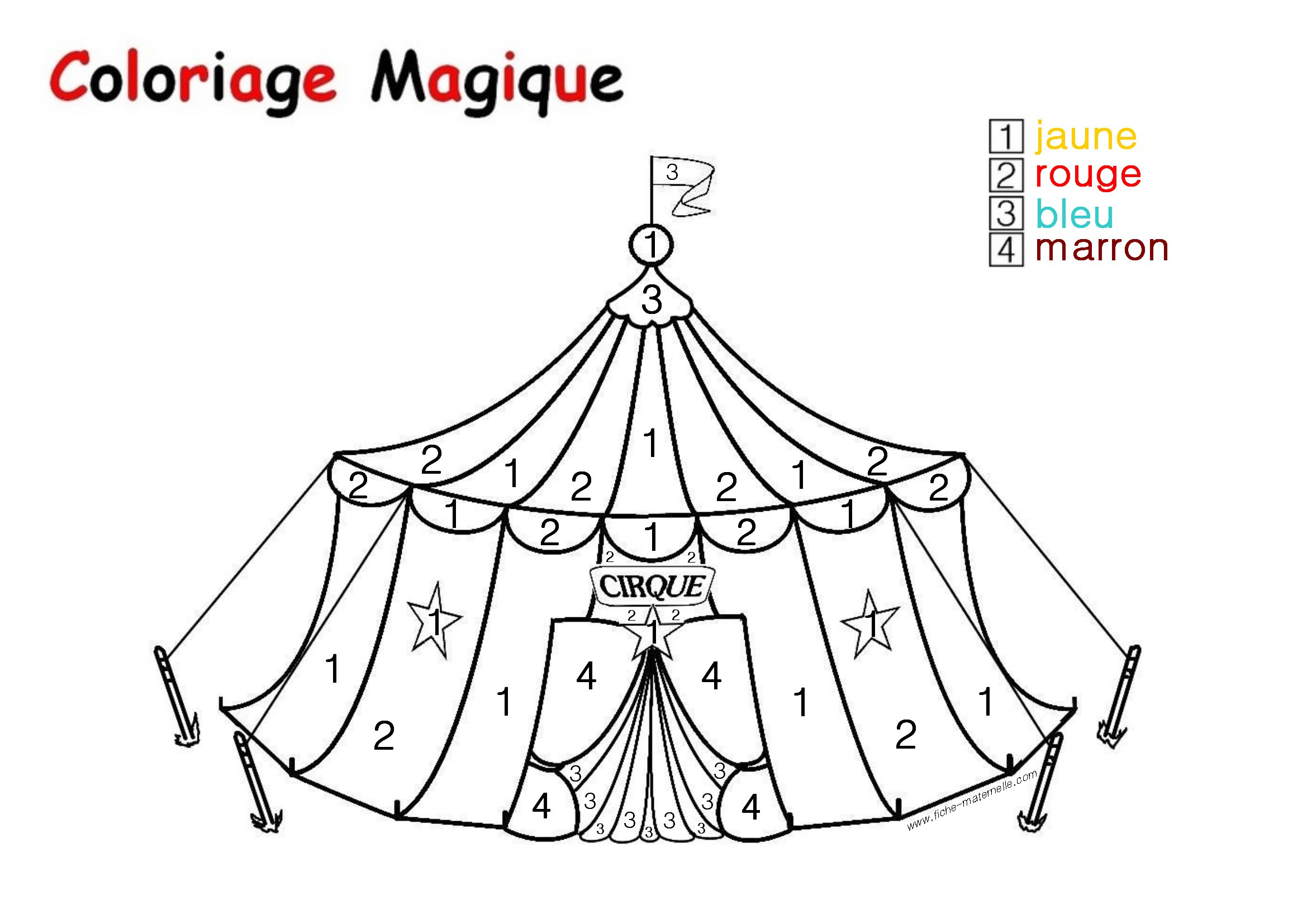 Image Coloriage magique gratuit