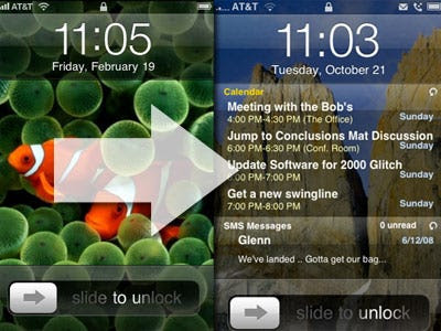 A better iPhone lock screen