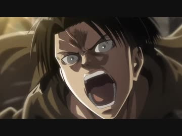 進撃の巨人 3期 2話 リヴァイ戦闘シーン 1080p 60fps Nicozon
