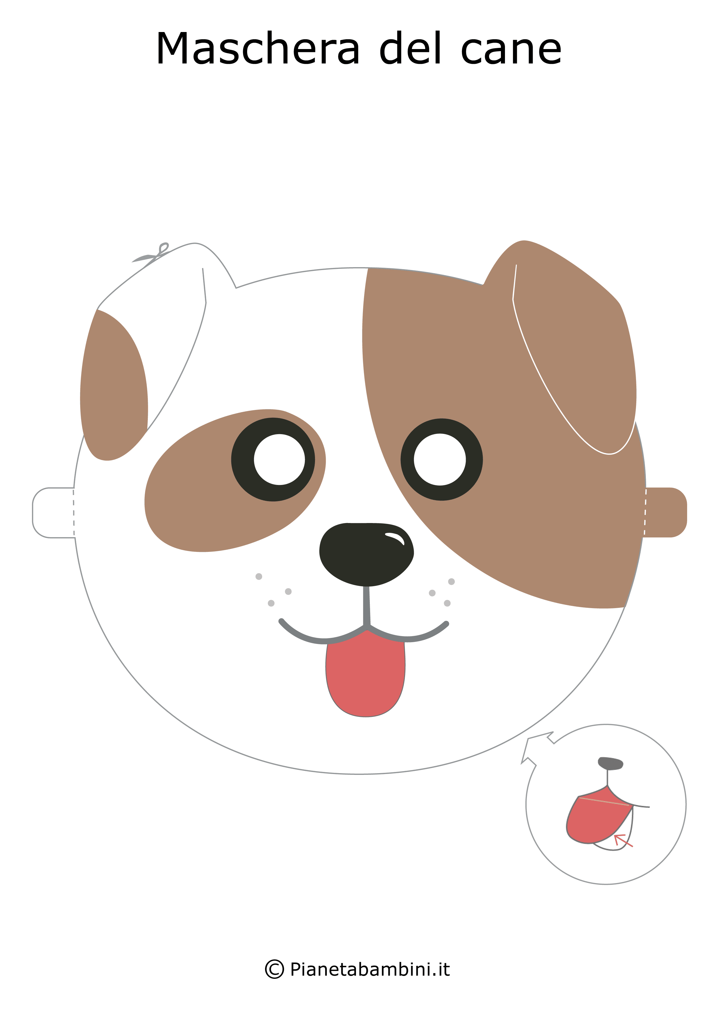 Immagine della maschera del cane