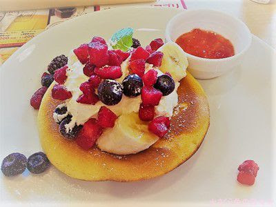 車の点検 ガストのパンケーキ すいーつ 美味らぼ
