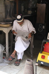 The Muslim Man Only Reads The Headlines ... The Mullah Reads Out The Rest For Him by firoze shakir photographerno1